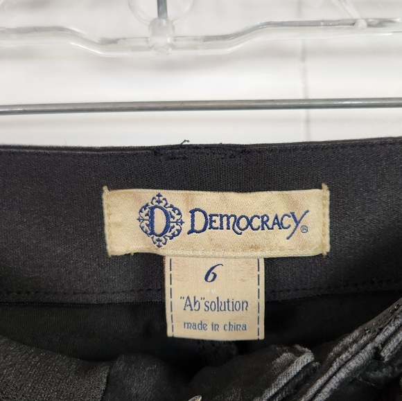 Democracy Absolution Black Shaping Skinny Jeans High Waisted Rise Denim Size 6 - Picture 6 of 11